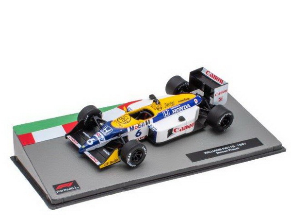 Williams Honda FW11B №6 «Canon» World Champion (Nelson Piquet) F1M054 Модель 1:43