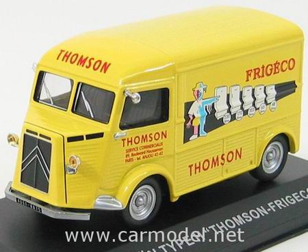 citroen h van «thomson frigeco» - yellow FB21 Модель 1:43