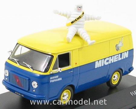 Модель 1:43 FIAT 238 Van «PROPAGANDA Michelin» - yellow blue