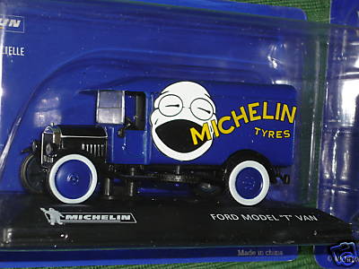 Модель 1:43 Ford Model T Van «Michelin Tyres» - blue black