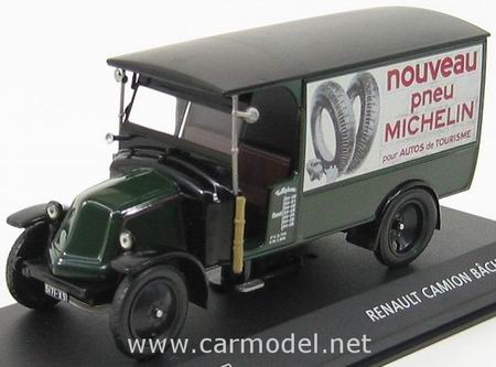 Модель 1:43 Renault Camion Truck BACHE Michelin - green/black