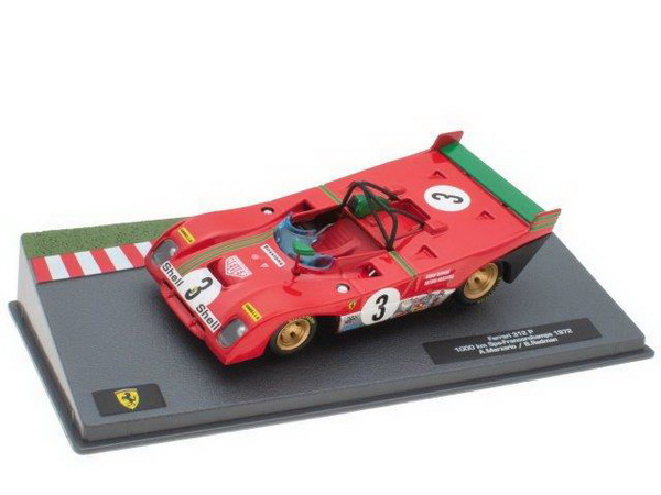 Ferrari 312 P №3 Winner 1000 km Spa (Merzario - Redman) FRT011 Модель 1:43