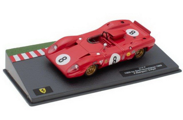 Ferrari 312 P №8 1000 km Spa-Francorchamps (P.Rodriguez - D.Piper) FRT021 Модель 1:43