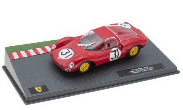 FERRARI Dino 166 P #31 Bandini/Vaccarella 1000 km Nürburgring 1965 FRT067 Модель 1:43