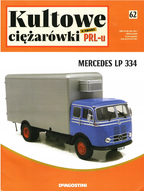 Модель 1:43 Mercedes-Benz LP 334, Kultowe Ciezarowki PRL-u 62