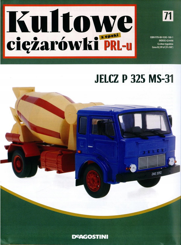 Модель 1:43 Jelcz P 325 MS-31, Kultowe Ciezarowki PRL-u 71