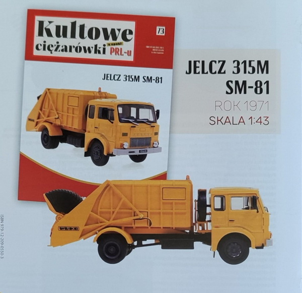 Jelcz 315M SM-81, Kultowe Ciezarowki PRL-u 73 KULC073 Модель 1:43