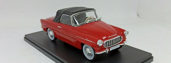 Модель 1:24 SKODA Felicia, «Легендарные советские Автомобили» №88, красный / черный