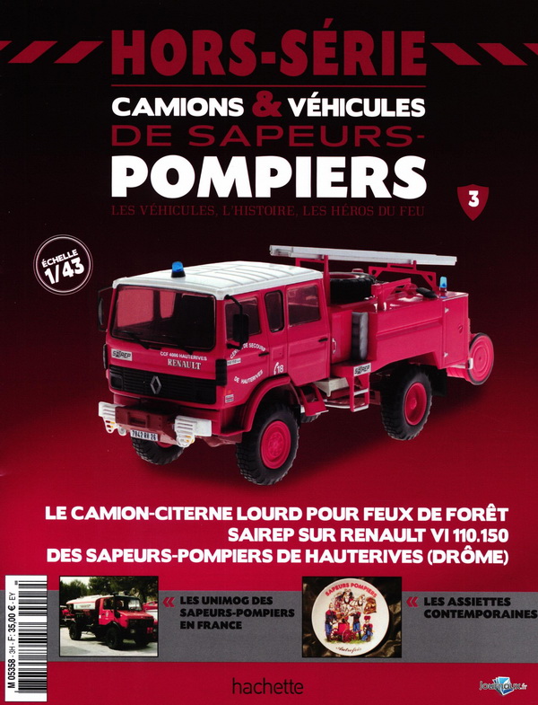 Модель 1:43 Renault VI 110.150 des sapeurs-pompiers de hauterives (drôme)