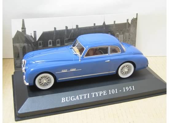 bugatti t 101 - blue A60615 Модель 1:43