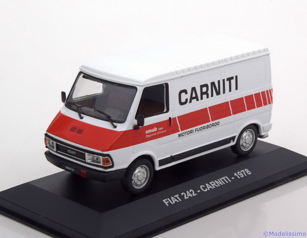 fiat 242 «carniti» - white A73111 Модель 1:43