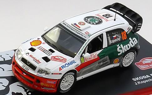 Модель 1:43 Skoda Fabia WRC №18 Rallye Monte-Carlo (Jan Kopecky - Filip Schovanek)