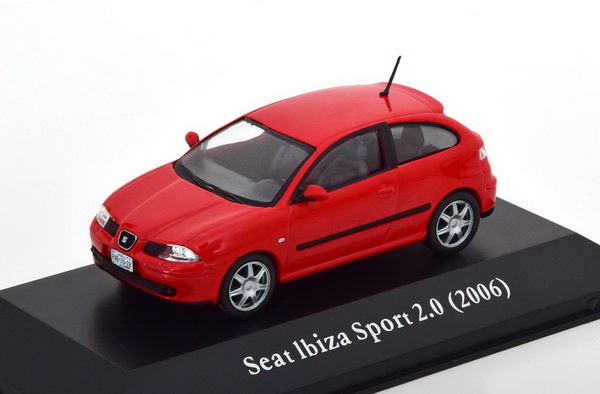 Модель 1:43 Seat Ibiza 2.0 Sport - «Grandes Autos Memorables» №73 (без журнала)