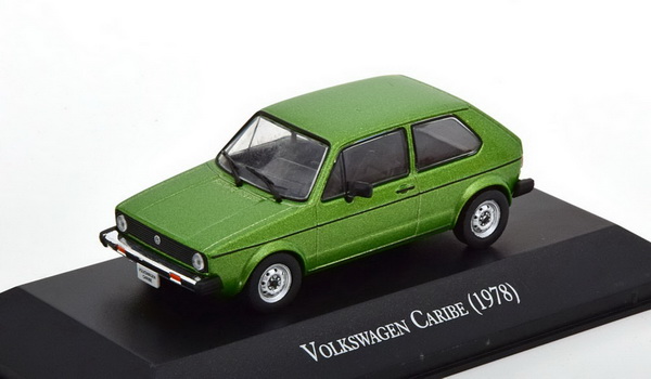 Модель 1:43 Volkswagen Caribe (Golf 1) - «Grandes Autos Memorables» №5 (без журнала)