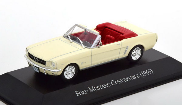 Модель 1:43 Ford Mustang Convertible -1965 - «Grandes Autos Memorables» №95 (без журнала)