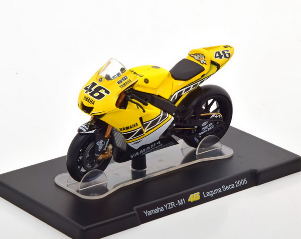 Модель 1:18 Yamaha YZR-M1 №46 MotoGP Laguna Seca (Valentino Rossi)