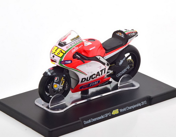 Модель 1:18 Ducati Desmosedici GP12 №46, World Championship 2012 Rossi