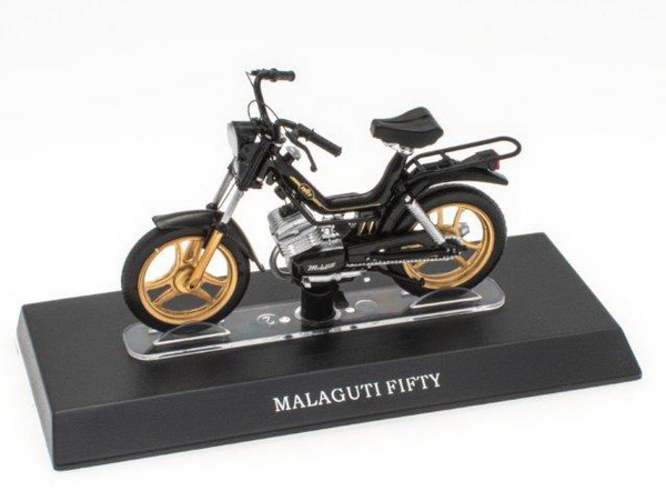 скутер malaguti fifty black SM002 Модель 1:18