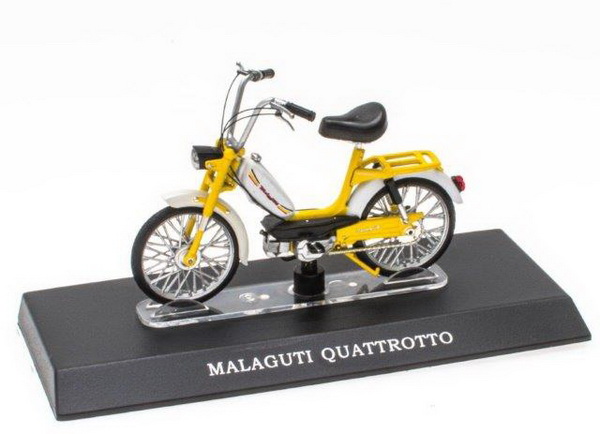 скутер malaguti quattrotto yellow SM016 Модель 1:18