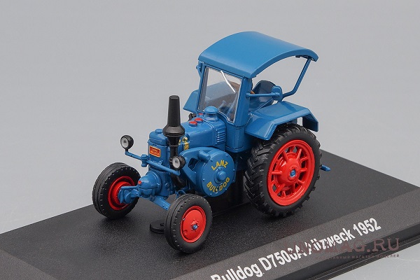 Lanz Bulldog D7506A Allzweck 1952, Тракторы 57, синий TRC057 Модель 1:43