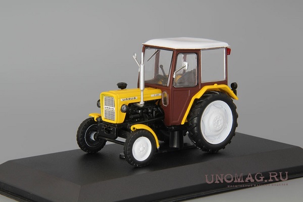 Модель 1:43 Ursus C330, Тракторы 91, коричневый / желтый