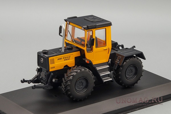 Unimog MB Trac 1100 (MB Kommunal), Тракторы 117, yellow / black TRC117 Модель 1:43