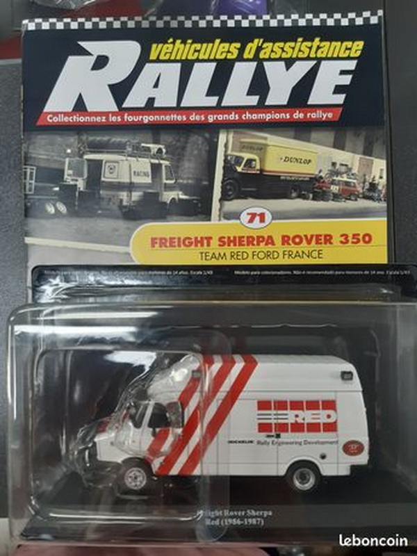 Freight Sherpa Rover 350 - Team Red Ford France VAR71 Модель 1:43