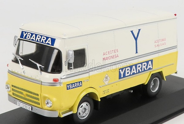 barreiros saeta truck capitone «ybarra» aceites mayonesa - aceitunas salsas - yellow/white VEDEREPESP049 Модель 1:43
