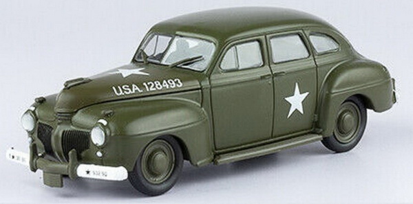 Модель 1:43 Desoto Deluxe 4D Sedan (1941) - U.S. Army Staff Car - U.K. May 1944