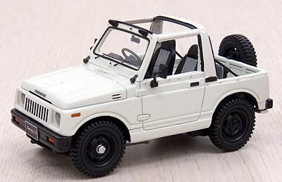 Модель 1:43 Suzuki Jimny (SJ30-FK) ОТКРЫТЫЙ - white