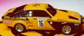 Модель 1:43 Opel Kadett GTE 1900 №16 Gr.2 Rallye Monte-Carlo (Walter Rohrl) (KIT)