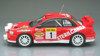 Модель 1:43 Subaru Impreza WRC №1 «Sterilgarda» 2 Rally DueValli (A.Tumaini - V.Pasquali) KIT