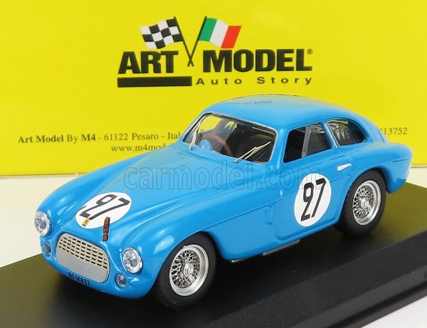 FERRARI 166mm 2.0l V12 Berlinetta N27 24h Le Mans (1950) Y.Simon - M.Kasse, blue ART016/2 Модель 1:43