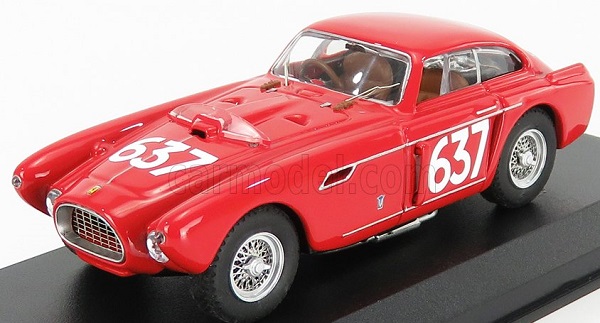 FERRARI 340 Mexico N637 Mille Miglia (1952) E.Castellotti - G.Regosa, Red ART039/2 Модель 1:43