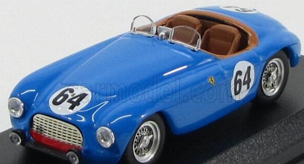FERRARI 166mm 2.0l V12 Spider Team Rene Bouchard №64 24h Le Mans (1951) R.Bouchard - L.Fernaud, blue
