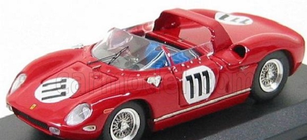 FERRARI 250 P №111 Nurburgring (1963) Scarfiotti - Parkes, Red ART214 Модель 1:43