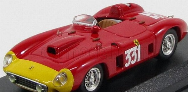 FERRARI 290mm №331 Targa Florio Giro Di Sicilia (1956) Castellotti - Rota, Red Yellow ART262 Модель 1:43