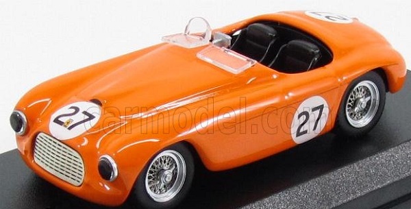 FERRARI 166 Barchetta Spider N27 Winner Zandvoort (1950) H.Roosdorp, Orange ART323 Модель 1:43