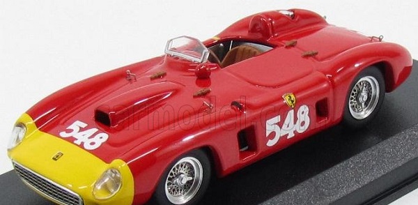 FERRARI 290mm Spider N548 Winner Mille Miglia (1956) E.Castellotti, Red Yellow ART335 Модель 1:43