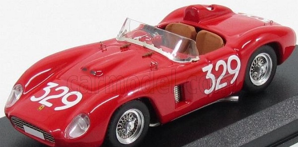 FERRARI 500tr Spider Ch.0608 N329 Giro Di Sicilia (1957) G.Munaron, red ART342 Модель 1:43