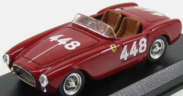FERRARI 225s Spider N448 Giro Di Sicilia (1952) Chassis N 0154 Vittorio Marzotto, red ART356 Модель 1:43