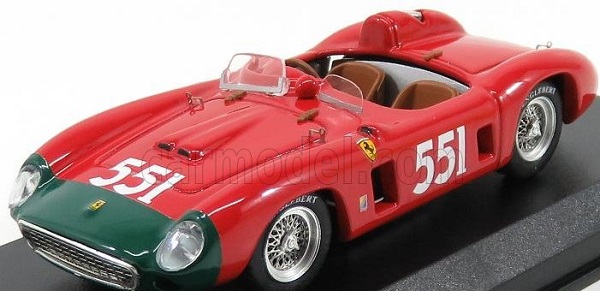 Модель 1:43 FERRARI 860 Monza Spider Ch.0628 N551 2nd Mille Miglia (1956) Collins - Klementaski, Red