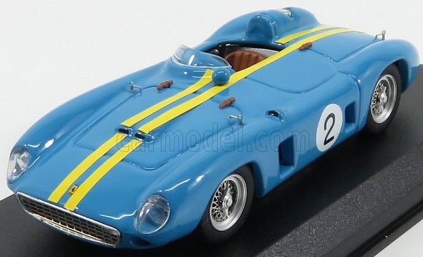 Модель 1:43 FERRARI 860 Monza Spider Ch.0602 N 2 2nd Venezuela - Caracas Gp (1956) J.m.Fangio, blue