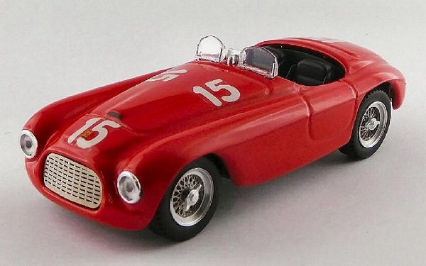Ferrari 166 MM #15 Winner Luxembourg GP Findel 1949 Luigi Villoresi ART.400 Модель 1:43