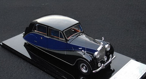 Модель 1:43 Rolls-Royce Phantom IV Hooper limousine Ch.№4BP3 - HRH 'Abd al-Ilah, Prince Regent of Iraq - Black/blue
