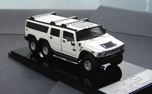 Модель 1:43 Hummer H6 (трехосный) - White