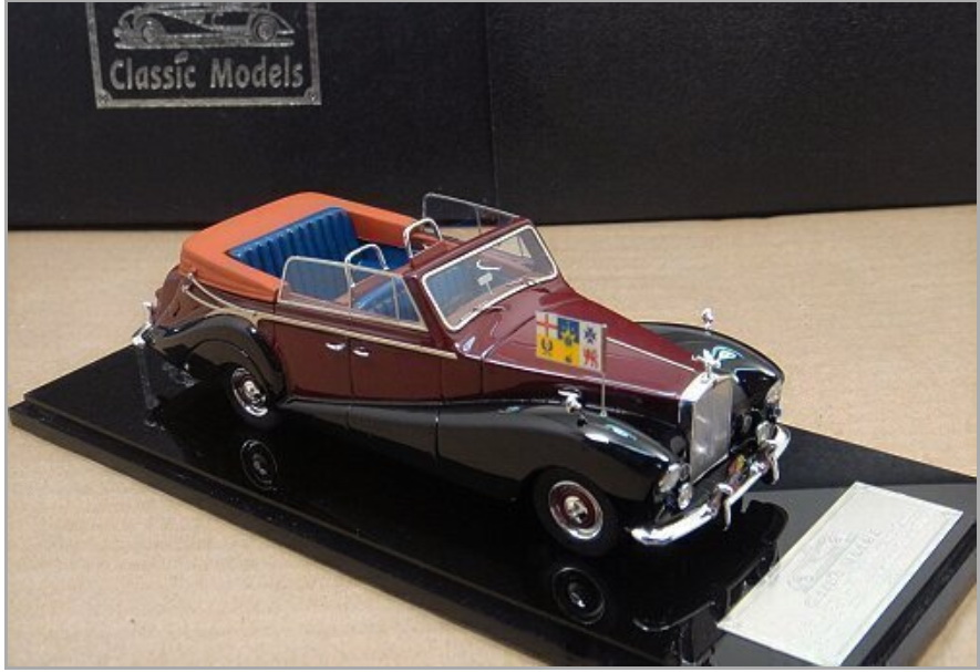 rolls-royce silver wraith all -weather cabriolet (royal car for the australian tour in 1959; australian royal flag) CLM-001 Модель 1 43