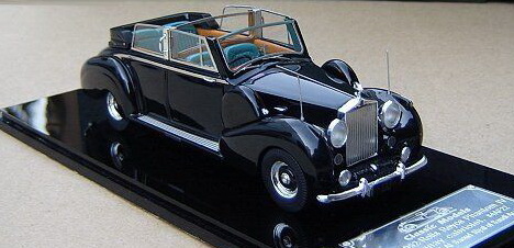 rolls-royce phantom iv franay cabrio ch.№4af22 (open) - black CLM-007B Модель 1:43