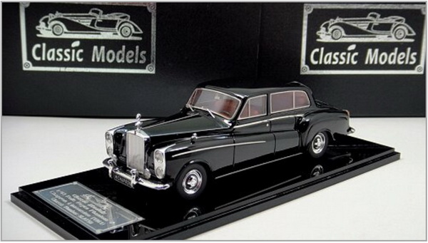rolls-royce phantom v chapron limousine 1961 chassis n0, 5lat50 (black) CLM-012 Модель 1:43