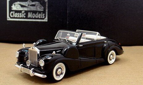 Rolls-Royce Silver Wraith Cabrio - black CLM-014A Модель 1:43